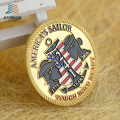 Jiabo Custom Made Metal Aleación 3D Navy Chief Challenge Coin